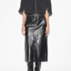 Jupe midi style cuir Angele Jupe midi style cuir Angele