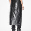 Jupe midi style cuir Angele Jupe midi style cuir Angele