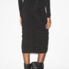 Jupe midi Vicky en jersey froncé Jupe midi Vicky en jersey froncé