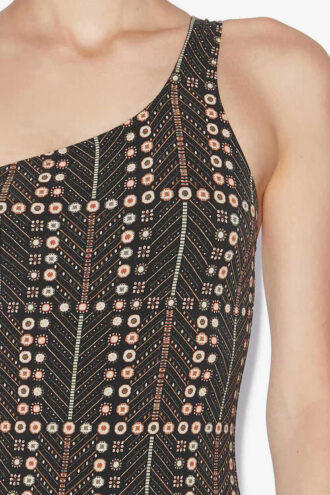Maillot de bain une pièce imprimé Sage