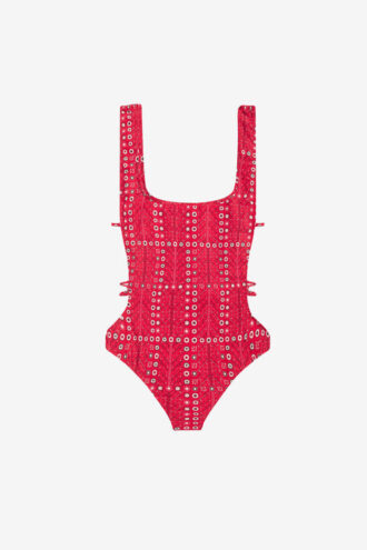 Maillot de bain une pièce imprimé Tenisia