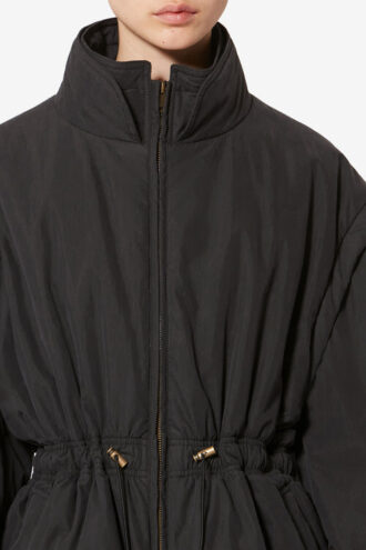 Manteau court 2 en 1 à fermeture éclair Dastyni