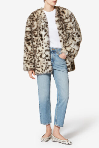 Manteau court en fausse fourrure Aglae Manteau court en fausse fourrure Aglae