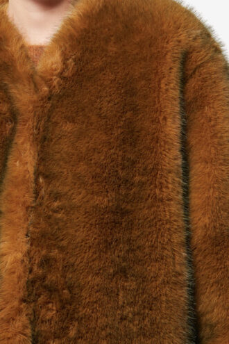 Manteau court en fausse fourrure Aglae Manteau court en fausse fourrure Aglae