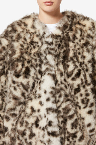 Manteau court en fausse fourrure Aglae Manteau court en fausse fourrure Aglae