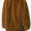 Manteau court en fausse fourrure Aglae