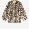 Manteau court en fausse fourrure Aglae