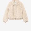 Manteau court en fausse fourrure bouclée Tayma