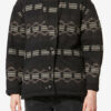 Manteau court en jacquard Qayla