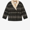 Manteau court en jacquard Qayla