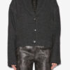 Manteau court en laine vierge Lanna