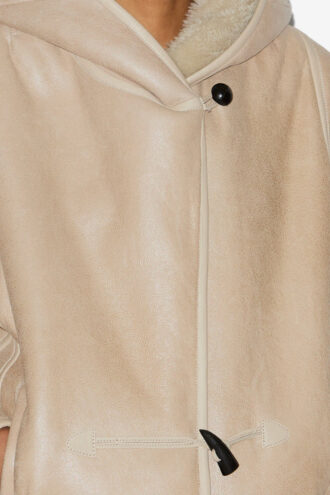 Manteau court en peau lainée Amiel Manteau court en peau lainée Amiel