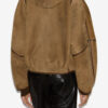 Manteau court en peau lainée Amiel Manteau court en peau lainée Amiel