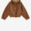 Manteau court en peau lainée Amiel Manteau court en peau lainée Amiel