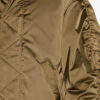Manteau court matelassé en satin Elroy
