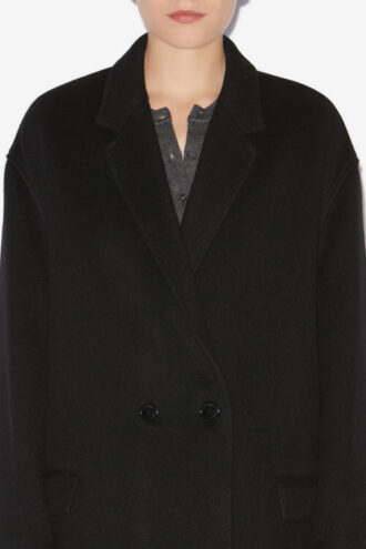 Manteau Efegozi en cachemire et laine unis
