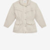 Manteau en coton uni Damone