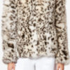 Manteau en fausse fourrure marbrée Bahria