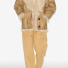 Manteau en fausse peau de mouton Clea