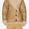 Manteau en fausse peau de mouton Clea