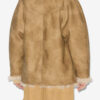 Manteau en fausse peau de mouton Clea