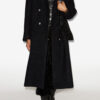 Manteau en laine brossée Giusa