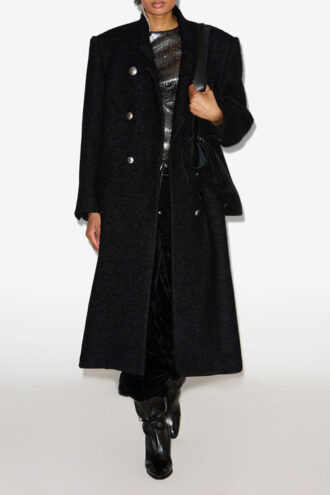 Manteau en laine brossée Giusa