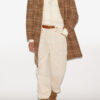 Manteau en laine à carreaux Limiza