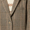 Manteau en laine vierge à carreaux Prince-de-Galles Limizia