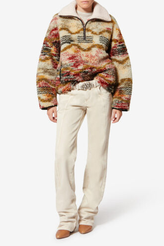 Manteau en molleton imprimé nuages Marner Manteau en molleton imprimé nuages Marner