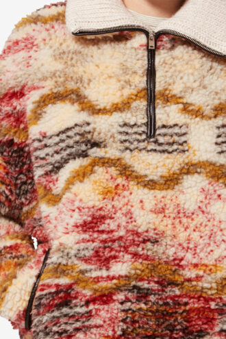 Manteau en molleton imprimé nuages Marner Manteau en molleton imprimé nuages Marner