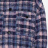 Manteau long à carreaux en laine mélangée Fontizi