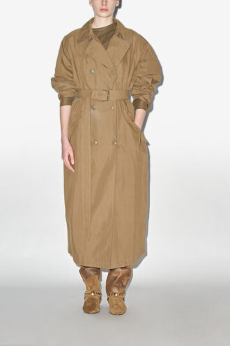 Manteau long en coton Cacilda