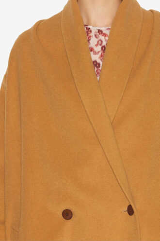 Manteau long en laine mélangée Elise
