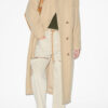 Manteau long en laine mélangée Lewina