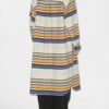Manteau long en laine rayée Djila Manteau long en laine rayée Djila