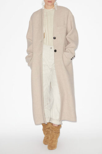 Manteau long Eris en laine vierge