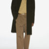 Manteau long Kirk en laine mélangée