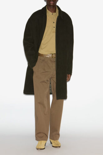 Manteau long Kirk en laine mélangée