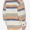 Manteau oversize en laine rayée Dayvi