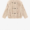 Manteau style fourrure bouclée Avalia