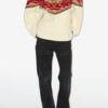 Marner Manteau à col zippé style shearling