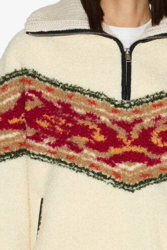 Marner Manteau à col zippé style shearling Marner Manteau à col zippé style shearling