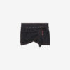 Mini-jupe en denim drapé Siyen Mini-jupe en denim drapé Siyen
