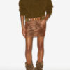 Mini-jupe en simili cuir Kimmy