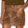 Mini-jupe en simili cuir Kimmy