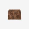 Mini-jupe en simili cuir Kimmy