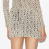 Mini-jupe en tulle brodé Stacya