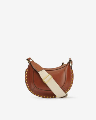 Mini sac à bandoulière en cuir Moon