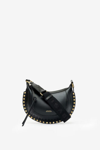 Mini sac à bandoulière Moon en cuir souple